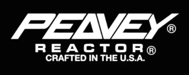 Peavey Reactor Guitar headstock Decal Logo Waterslide White