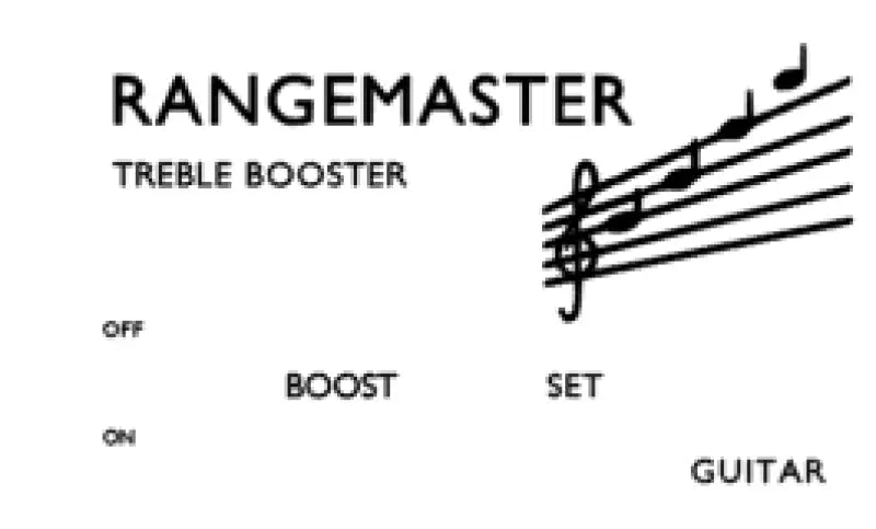 Rangemaster RANGE-T BOOSTER & TREBLE BOOSTER Guitar Pedal