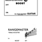 Rangemaster RANGE-T BOOSTER & TREBLE BOOSTER Guitar Pedal Repro Restoration Decal Logo Complete Set Waterslide