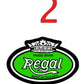 Regal Guitar Headstock Decal Logo Waterslide or Vinyl Peel &