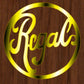 Regal Parlor Guitar Headstock Decal Logo Vinyl or Foil Peel & Stick