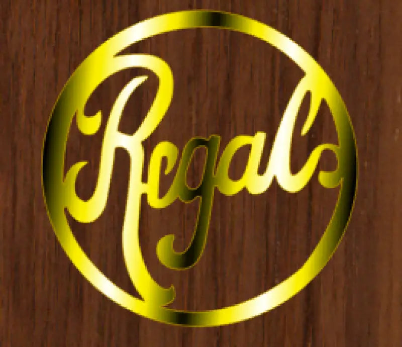 Regal Parlor Guitar Headstock Decal Logo Vinyl or Foil Peel & Stick