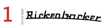 Rickenbacker Guitar or Bass Headstock Truss rod Decal Logo