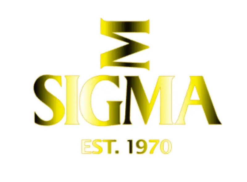 Sigma M Acoustic Guitar Headstock Decal Logo - Ver 2 Gold