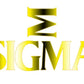 Sigma M Acoustic Guitar Headstock Decal Logo - Ver1 Gold