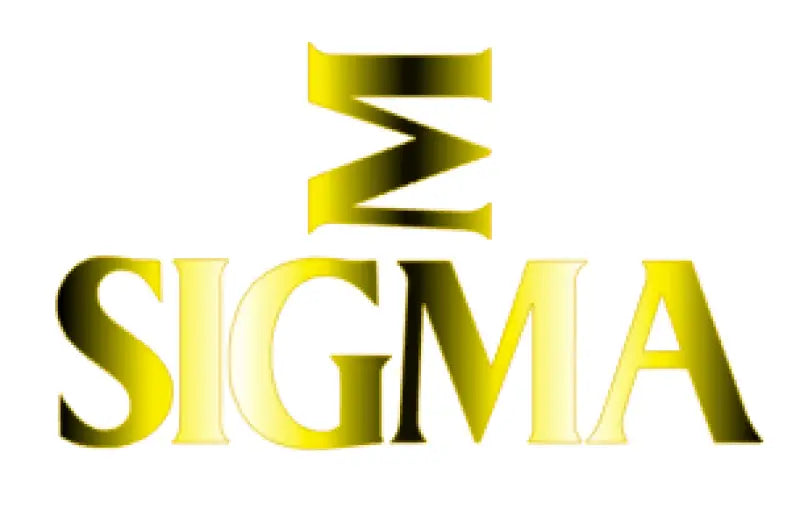 Sigma M Acoustic Guitar Headstock Decal Logo - Ver1 Gold