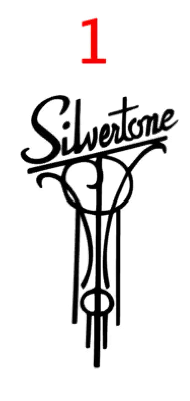 Silvertone Guitar Headstock Decal Logo Vintage To Modern Era