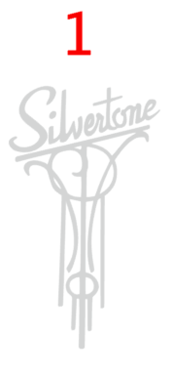 Silvertone Guitar Headstock Decal Logo Vintage To Modern Era
