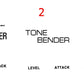 Sola Sounds TONE BENDER MK I 1 Guitar Effects Pedal Guitar Decal Logo Waterslide or Vinyl