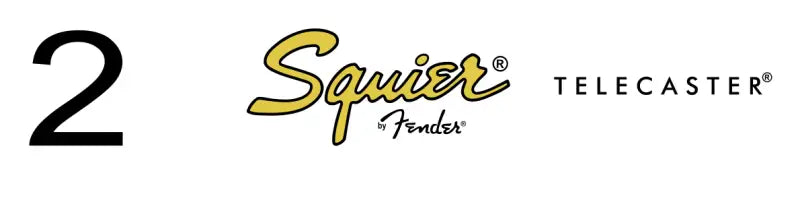 Squier Telecaster Tele Guitar Headstock Decal Logo