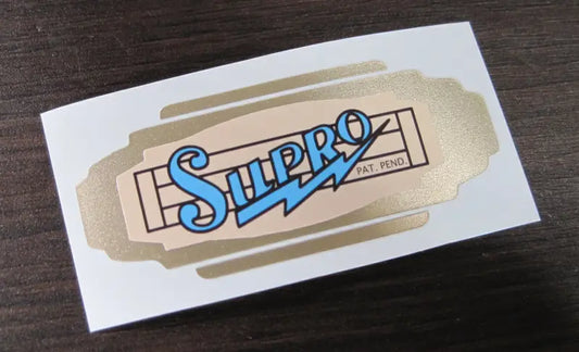 Supro Lap Steel Guitar Headstock Decal Logo Peel & Stick