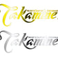 Takamine Guitar The Art & Craft Of Guitar Making Large Pick Guard Decal Silver or Gold Chrome Foil peel & Stick