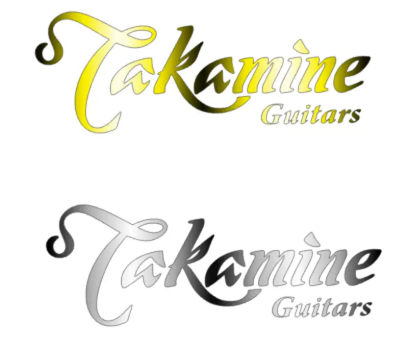 Takamine Guitars Guitar Headstock Decal Silver or Gold