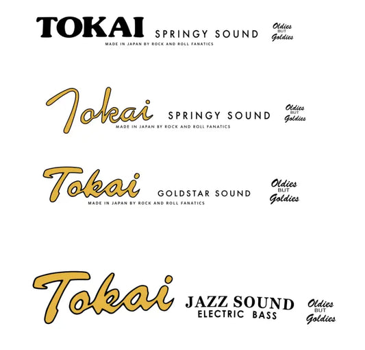 Tokai springy sound goldstar sound jazz sound headstock decal logo