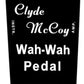 VOX Clyde McCoy WAH-WAH Pedal Bottom Decal Picture or Script