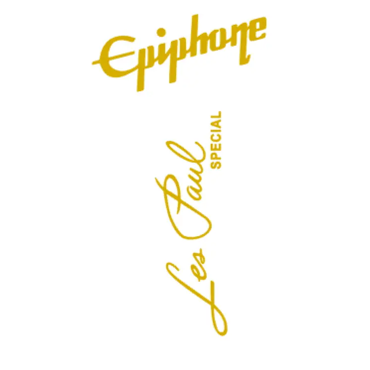 Epiphone Les Paul Model, Junior or Special Guitar Headstock Decals - Guitar-Restore