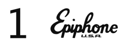 Epiphone Spirit Guitar Headstock Logo Decal Waterslide, Vinyl or Foil Peel & Stick - Guitar-Restore