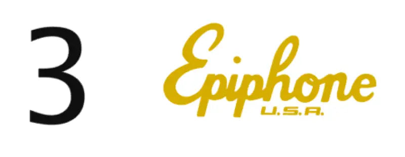 Epiphone Spirit Guitar Headstock Logo Decal Waterslide, Vinyl or Foil Peel & Stick - Guitar-Restore