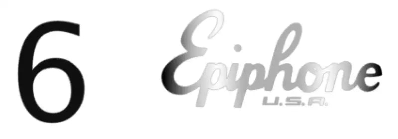 Epiphone Spirit Guitar Headstock Logo Decal Waterslide, Vinyl or Foil Peel & Stick - Guitar-Restore