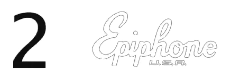 Epiphone Spirit Guitar Headstock Logo Decal Waterslide, Vinyl or Foil Peel & Stick - Guitar-Restore