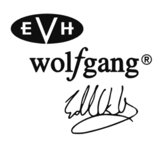 EVH Wolfgang Headstock Decal Logo Waterslide Foil or Vinyl Peel & Stick - Guitar-Restore