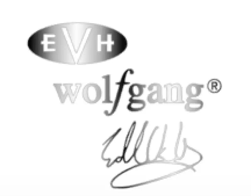 EVH Wolfgang Headstock Decal Logo Waterslide Foil or Vinyl Peel & Stick - Guitar-Restore