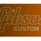 Gibson Les Paul VOS Guitar Pick Guard or Toggle Control Plate Decal Logo Brushed Gold Foil Peel & Stick - Guitar-Restore