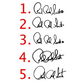 Paul Reed Smith PRS & SE Guitar Headstock Decal Logo Gold Or Silver Foil Peel And Stick - Guitar-Restore